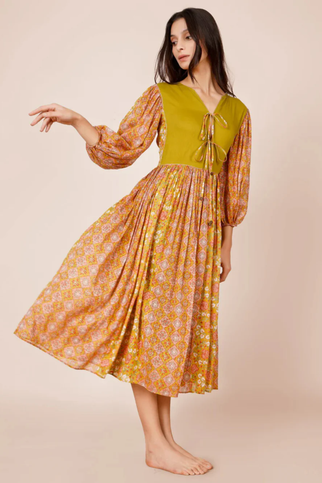 Olive Coast Dress
