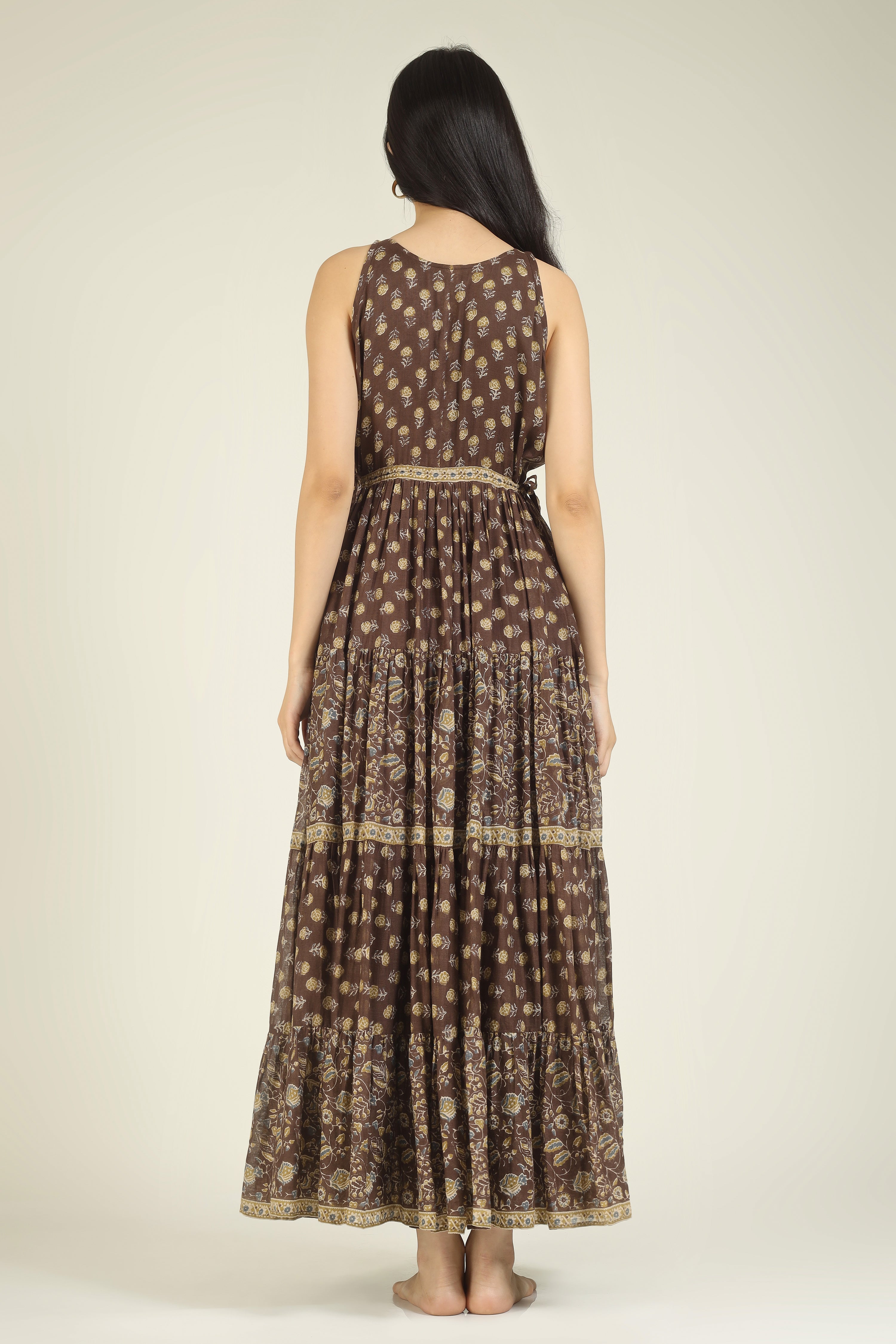 Mocha Flora Dress