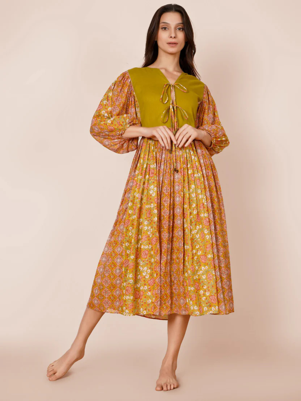 Olive Coast Dress